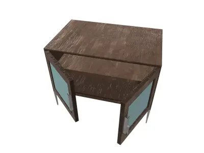 Benoit Door side Board Low-poly 3D model