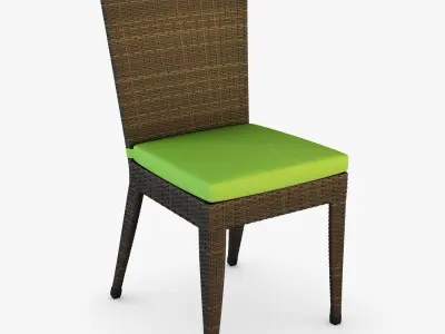 Rexus chair brown v 1 3D model