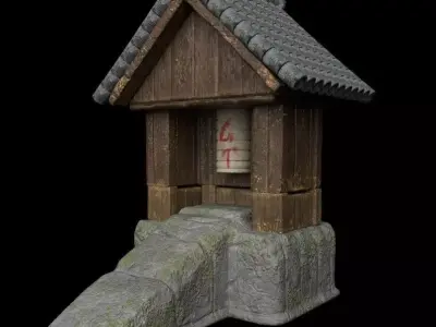 shideng123 asian house Free 3D model