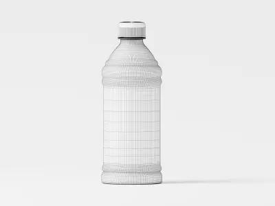 Drinking Water Bottle 3D Model Low-poly 3D model