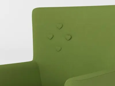 Love Chair - Camphill 3D model