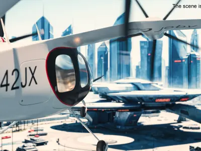  Flying Air Taxi Toyota eVTOL 