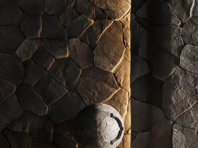 H114 Stone - PBR - 4K - Seamless - SBSAR 3D model