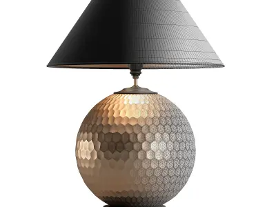 Golden Lamp 3D model