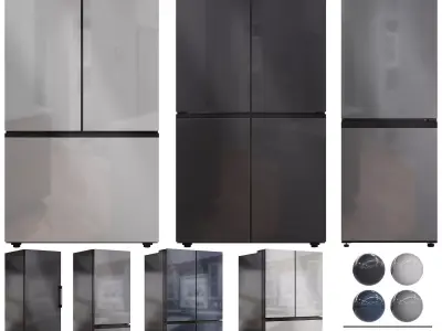 Samsung Refrigerator Set01 3D model