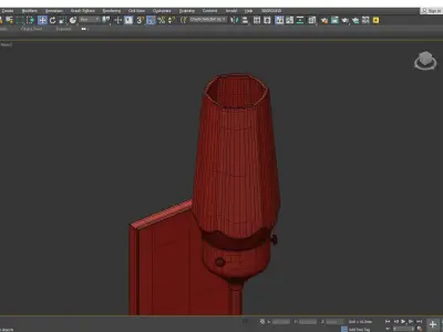 Luma Wall Sconce Low-poly 3D model