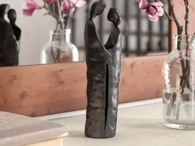 Faith Couple Figurine 3D model