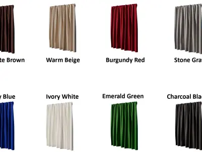 Curtain Set Vol1 3D model