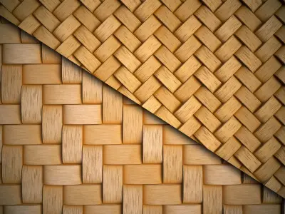 Woven Bamboo - Vol 02 - Sbsar - Maps Texture