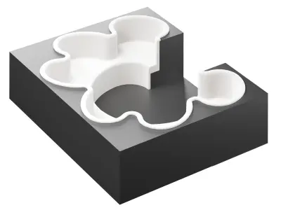 Poltronova SAFARI outdoor sofa 3D model