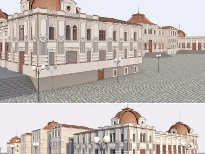 Old central building  3D model