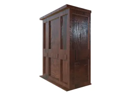 Floor Shelf Low-poly 3D model