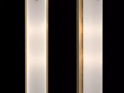 Calliope Tall Bath Light 3D model
