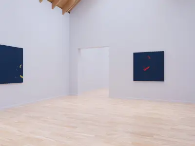 Art Museum Gallery Interior 25 Low-poly 3D model