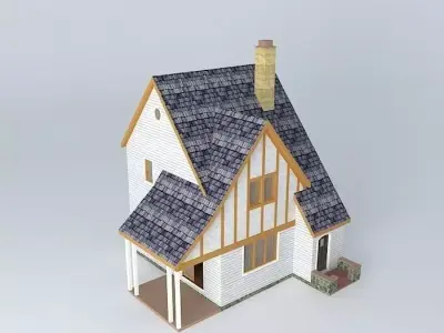 Cottage House Free 3D model get