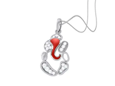 Spiritual Ganesha Pendant 3D print model