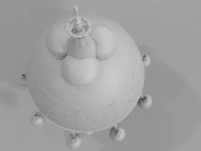 Extra Terrestrial HOME PHONE 1 Starship 3D model