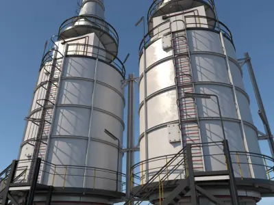 Refinery Module 2 3D model