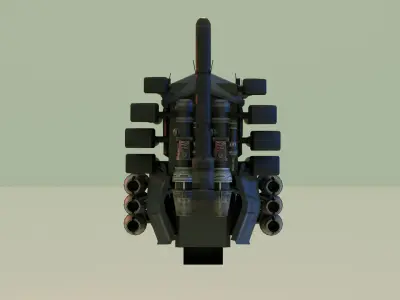  Armored Laser Skibidi Toilet 3D model