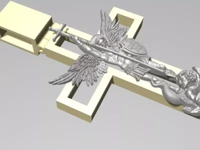 pendant san Miguel 3D print model