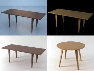 Cherner tables 3D model