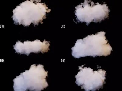CLOUDS - PACK 6 3D model