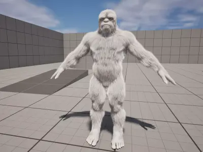 Custom Metahuman Yeti Low-poly 3D model