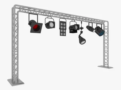 Light Truss 7 3D model