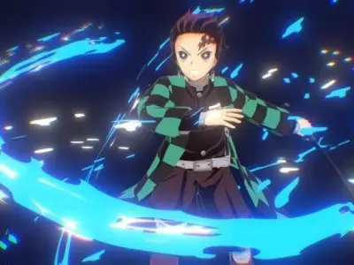 Low Poly anime Tanjiro with textures Texture