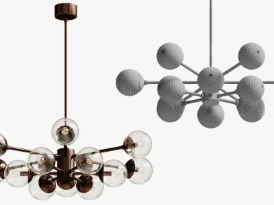 Karrington Chandelier 3D model