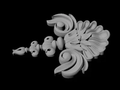 dekor ornament 3D model 25