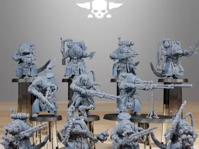 Raticus Grunts  3D print model