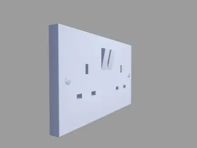 Switch Board Low-poly 3D model