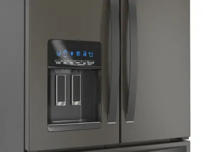 Whirlpool French Door Refrigerator 3D model