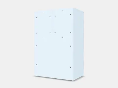 NORDLI Chest of drawers with 5 drawers Low-poly 3D model