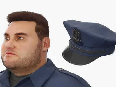  Overweight NYPD Police Officer Fur for Maya 