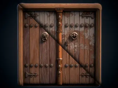 Old Door - VOL 01 - SBsar - Maps Texture