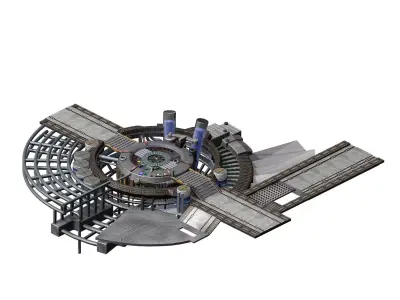 Future World - Machinery 03 3D model