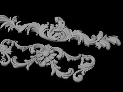 dekor ornament 3D model 126