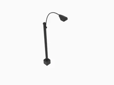 The Noun Project Street Light Low-poly 3D model