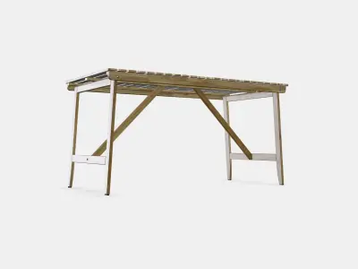 ASKHOLMEN table-outside Low-poly 3D model