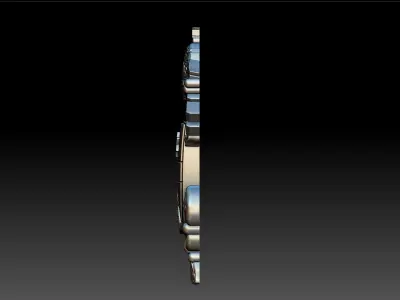 Coat of Arms 3D Relief 3D print model