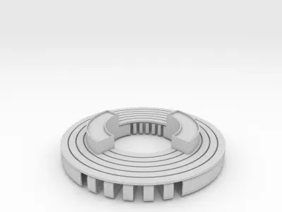 Bench Park 10 3D model