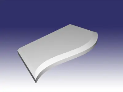 headstone wave dbl 3D model