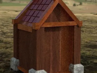 Viking House Free low-poly 3D model