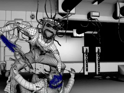 Space Zombie 3D model