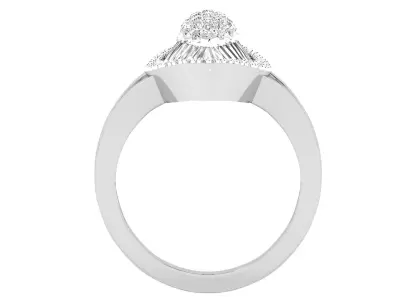 Women Ring Render 3dm STL MTL SLC OBJ FBX Details 3D print model