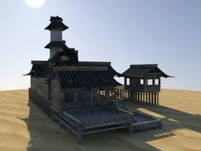 Exterior Scene 3D model 3D model buy