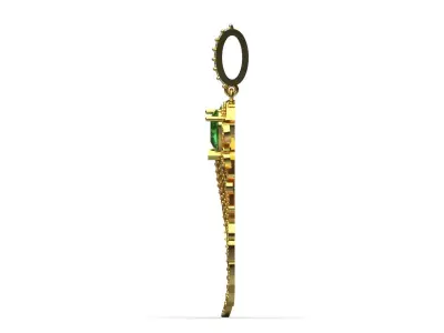 stl 3dm JP0324 Pendant a Wing of Light and Beauty jp0324 3D print model
