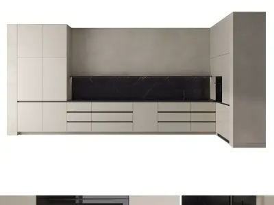 Kitchen set 18 3D model